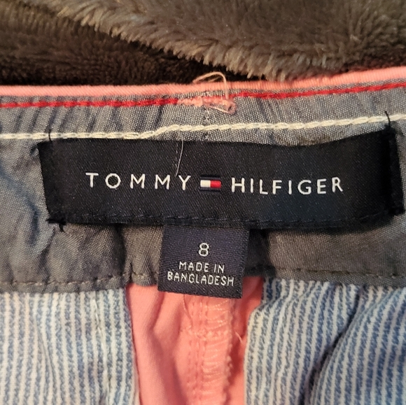 Tommy Hilfiger Women's Hampton Cuffed Chino Straight Leg Pants Size 8 Khaki, EUC - Picture 5 of 6